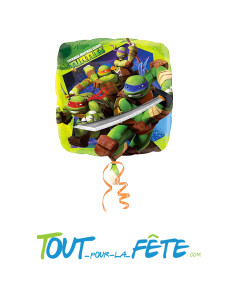 Ballon aluminium Tortue Ninja© 43cm