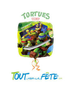 Ballon aluminium Tortue Ninja© 43cm 2