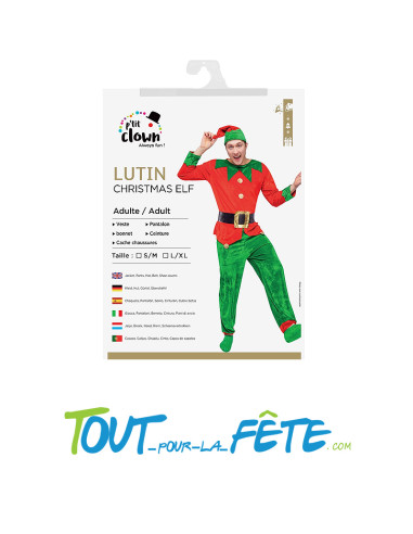 Déguisement de Lutin adulte