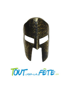 Casque de gladiateur / romain noir et or