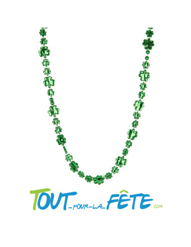 Collier trèfles Saint-Patrick