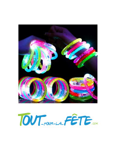 1 bracelet lumineux led bulles ( coloris aléatoire ) 2