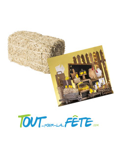 Botte de paille 13 x 7,5 x 7,5 cm 2