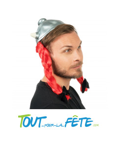 Casque avec tresse OBELIX Astérix® adulte 2
