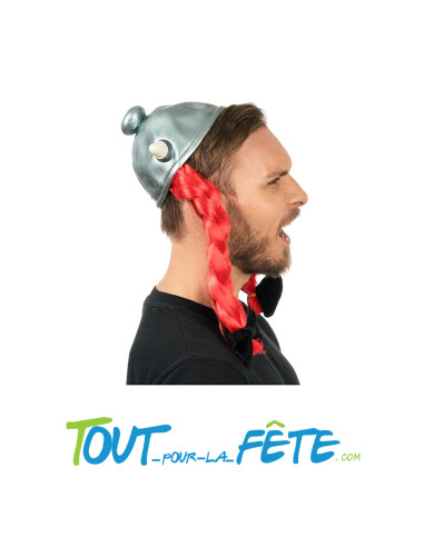 Casque avec tresse OBELIX Astérix® adulte