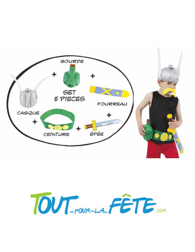 Set 5 pièces Astérix© enfant