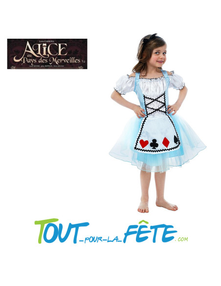 Déguisement Alice au pays des merveilles enfant