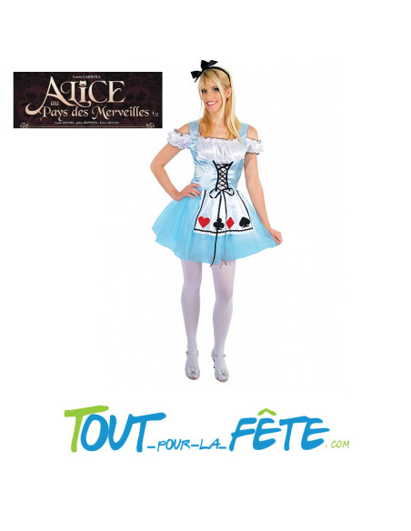Déguisement Alice au pays des merveilles adulte