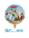 Ballon aluminium rond Astérix 43 cm