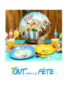 Ballon aluminium rond Astérix 43 cm 2