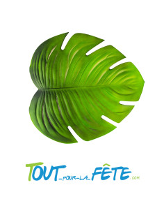 Feuille monstera 47cm x 22cm en mousse