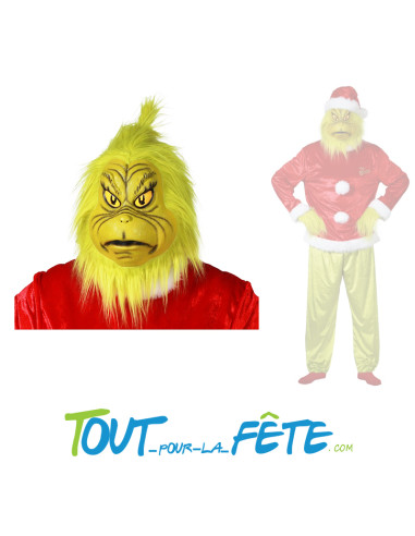 Masque latex intégral The Grinch© taille unique