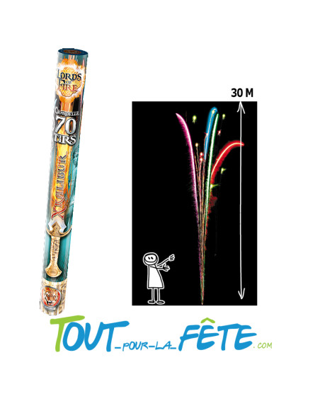 Chandelle Xkalibur 70 coups 30 mètres