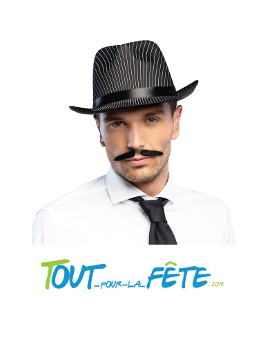 Moustache de gangsta noir