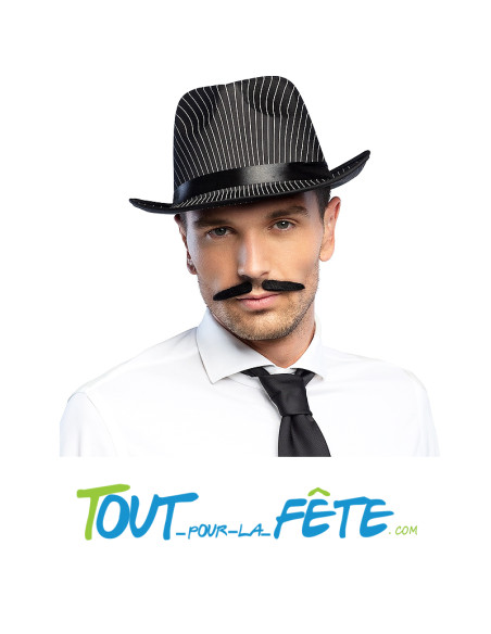 Moustache de gangsta noir