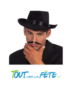 Moustache de gangsta noir