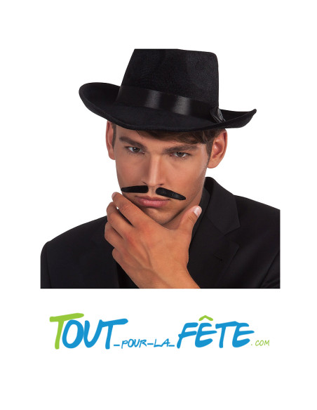 Moustache de gangsta noir