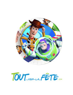 Lot de 8 assiettes Toy Story  ©