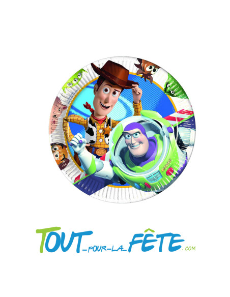 Lot de 8 assiettes Toy Story  ©