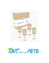 Feu de bengale a poser Reveal Gender/Baby shower bleu