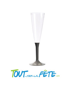 10 flûtes à champagne réutilisable en polystyrene 2