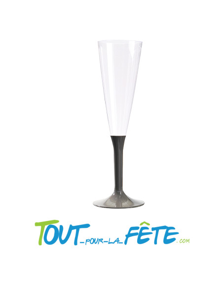 10 flûtes à champagne réutilisable en polystyrene