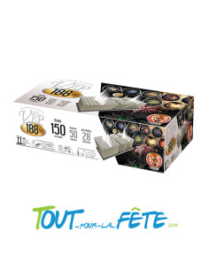 Feu d'artifice soirée VIP 188 tirs 2min30