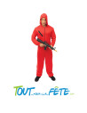 Costume braqueur casa de papel ( combinaison rouge )