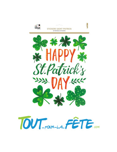 Stickers Saint-Patrick électrostatique