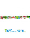 Guirlande de fleurs synthétiques multicolore 2m