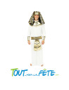 Déguisement pharaon blanc et doré taille adulte