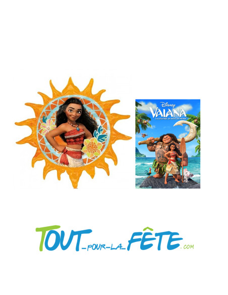 Ballon aluminium Vaiana© 71cm x 73cm
