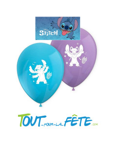 Lot de 8 ballons en latex Stitch 2