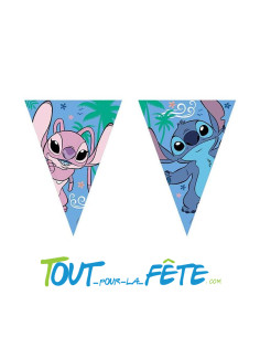 Guirlande de fanions Stitch 2.30m