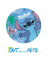 Lot de 8 assiettes Stitch en carton 23c