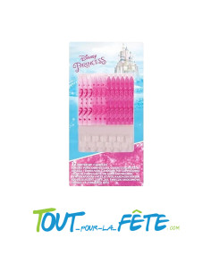 Lot de 12 bougies anniversaire princesse Disney