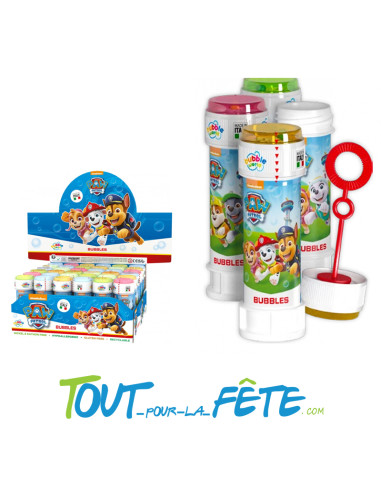 Bulle de savon 60ml Pat'Patrouille recyclable et sans gluten