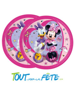 Lot de 8 assiettes Minnie © et Daisy © 23 cm 2