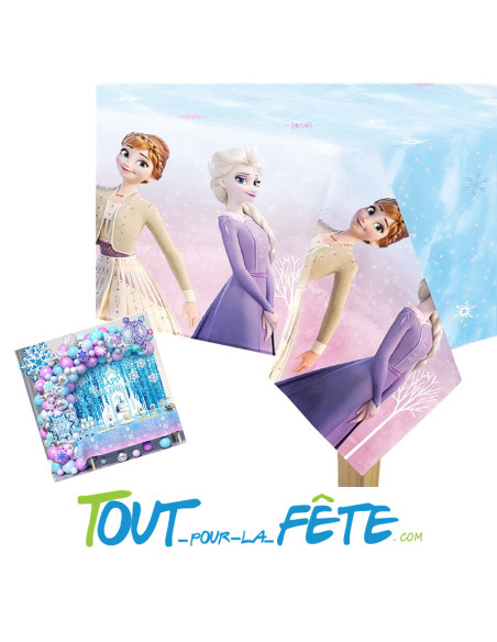 Nappe en plastique la reine des neiges 120cm x 180cm