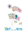 Kit pour parcours de la couse aux oeufs de paques ( 10 drapeaux )