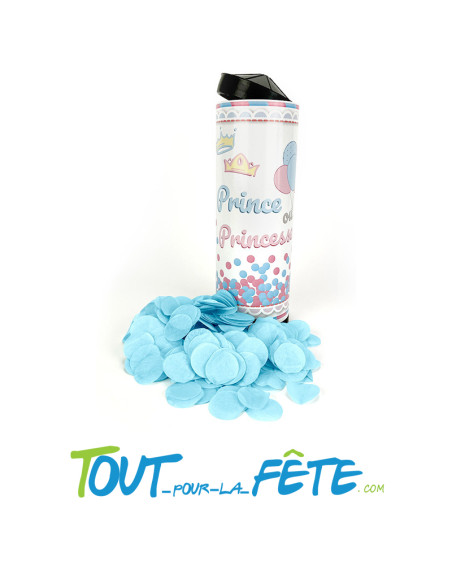 Bombe de table Reveal gender / Baby shower bleu