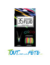 Kit 35 accessoires fluo (bracelets/lunettes/pailles)