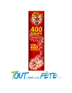Chaîne de 400 pétards super mitraillette