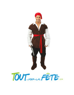 Costume pirate homme taille adulte