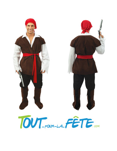 Costume pirate homme taille adulte