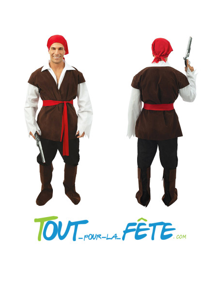 Costume pirate homme taille adulte