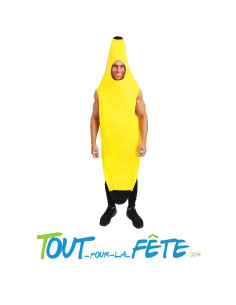 Déguisement banane taille unique pour adulte