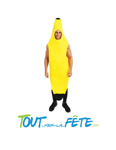 Déguisement banane taille unique pour adulte
