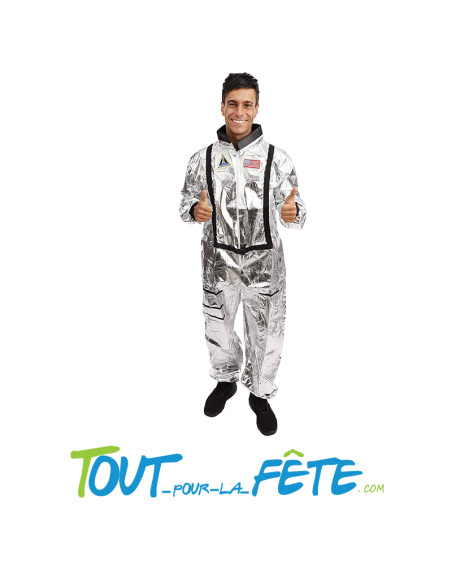 Costume d'astronaute argenté