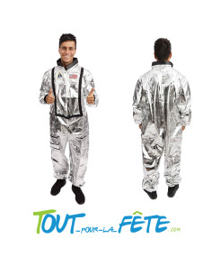 Costume d'astronaute argenté 2